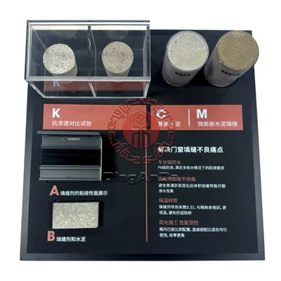 Tætningsmiddel på displaymodel