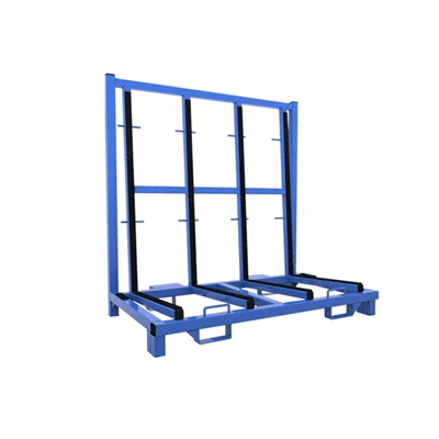 Sheet Glass Stand Rack Glass Rack A-Frame Trolley, aftagelig A-Frame for Glass Storage